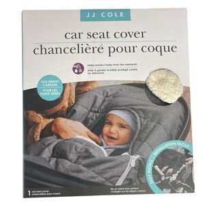 JJ Cole Gray Car Seat Cover for Infant Carriers Heather Grey New in Box